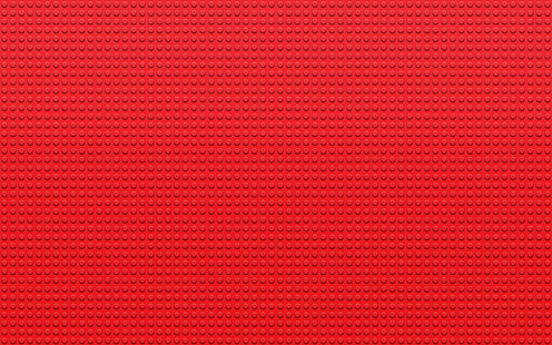 точки, лего, червено, текстури, HD тапет HD wallpaper