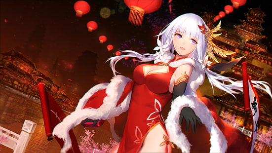 Anime, Azur Lane, Illustrious (Azur Lane), HD-Hintergrundbild HD wallpaper