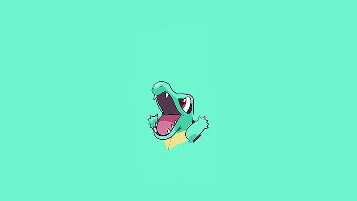 green and yellow alligator illustration, Pokémon, Totodile, HD wallpaper