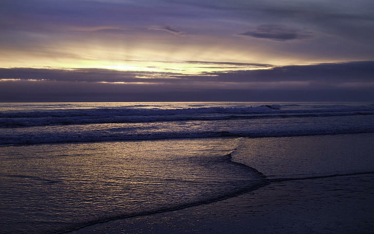 Zachód Słońca Ocean Krajobrazy Natura Wybrzeże Sun Land Eve Sea Darmowe zdjęcia, plaże, wybrzeże, obrazy, ziemia, krajobrazy, natura, ocean, zachód słońca, Tapety HD