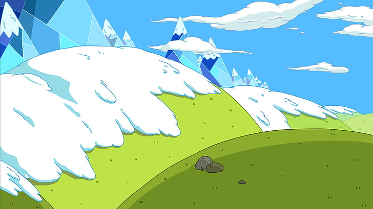 Adventure Time, kartun, latar belakang animasi, Wallpaper HD