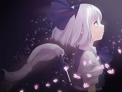 gadis anime, Konpaku Youmu, Touhou, Wallpaper HD HD wallpaper