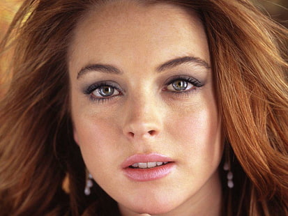 Lindsay Lohan Eye, lindsay lohan, selebriti, selebriti, hollywood, lindsay, lohan, Wallpaper HD HD wallpaper