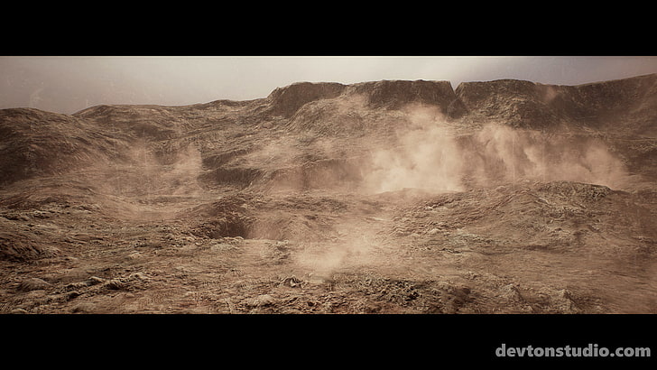 CGI ، الصحراء، خلفية HD
