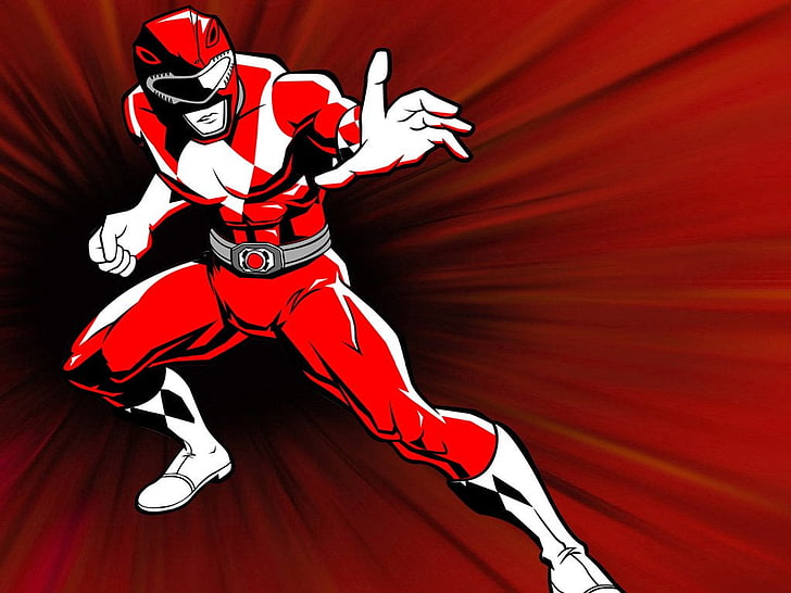 Papel de parede de Red Ranger, Programa de TV, Power Rangers, HD papel de parede