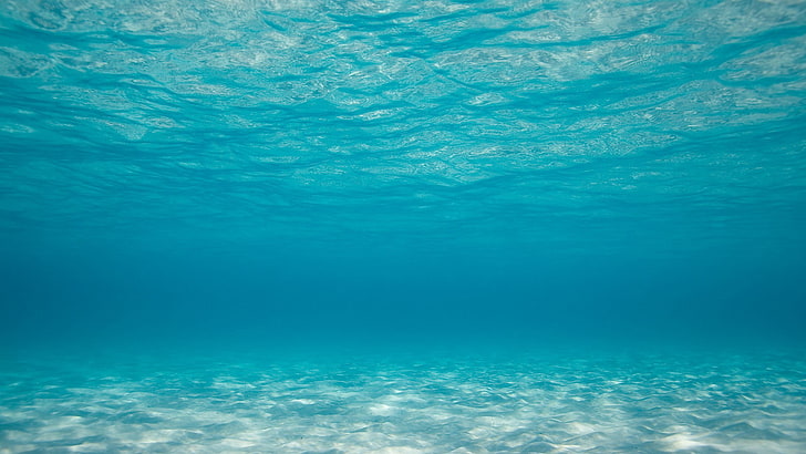 вълнисто водно тяло, фотография, море, вода, под вода, HD тапет