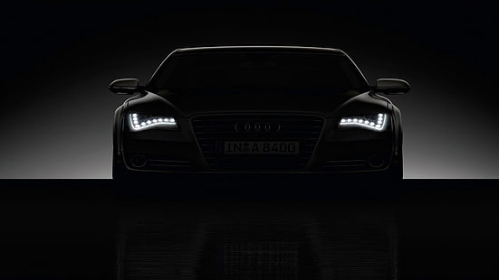 silueta de Audi R8, coche, Audi, Fondo de pantalla HD HD wallpaper
