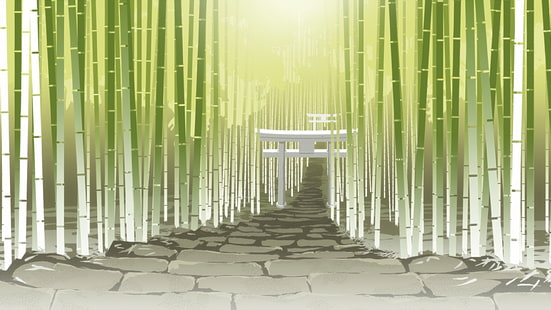 أنيمي ، Monogatari (سلسلة) ، مناظر طبيعية ، سلسلة Monogatari: الموسم الثاني، خلفية HD HD wallpaper