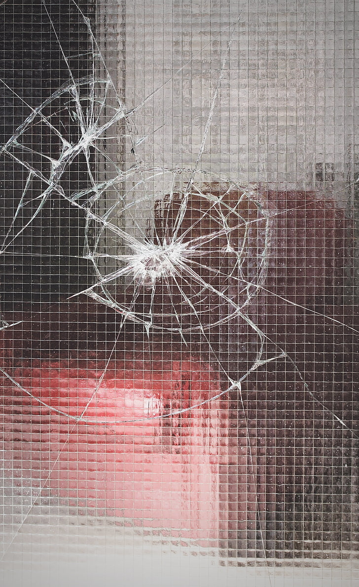 glass, crack, broken, HD wallpaper