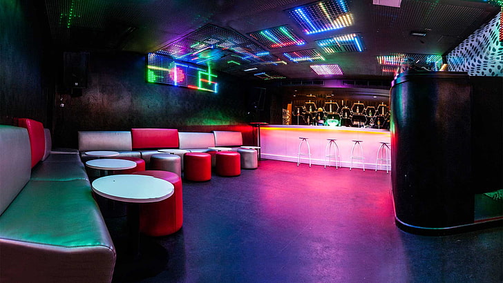 discoteca, interior, Fondo pantalla HD | Wallpaperbetter