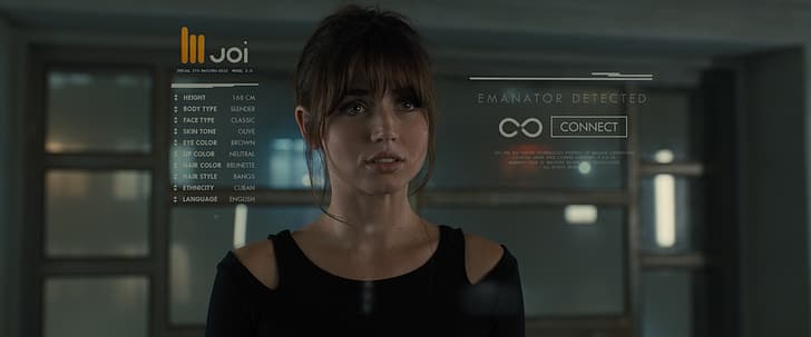 Ana de Armas, Frau, Schauspielerin, Blade Runner 2049, Blade Runner, Filmstills, kubanisch, HD-Hintergrundbild