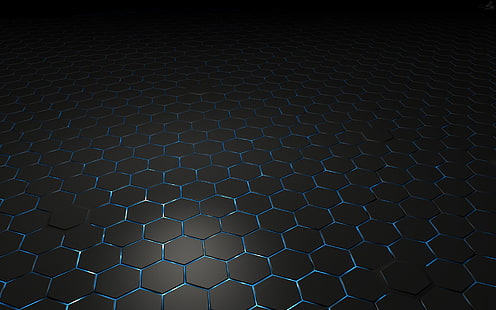 abstract, hexagon, 3D, HD wallpaper HD wallpaper