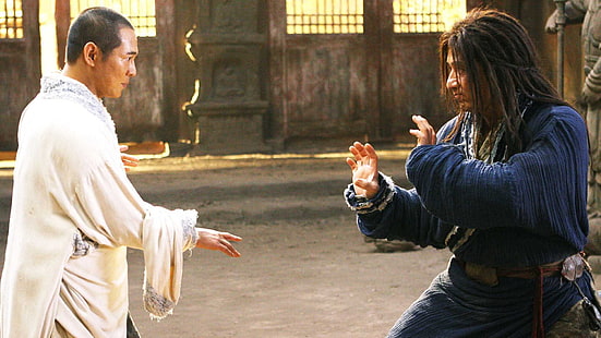 Jet Lee e Jackie Chan, jet li, jackie chan, regno proibito, Sfondo HD HD wallpaper