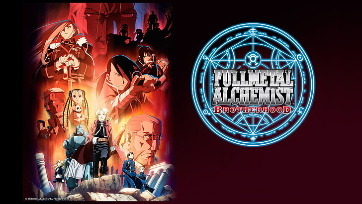 นักเล่นแร่แปรธาตุเต็มตัว Roy Mustang, Elric Edward, Elric Alphonse, Rockbell Winry, Riza Hawkeye, Full Metal Alchemist Brotherhood, วอลล์เปเปอร์ HD
