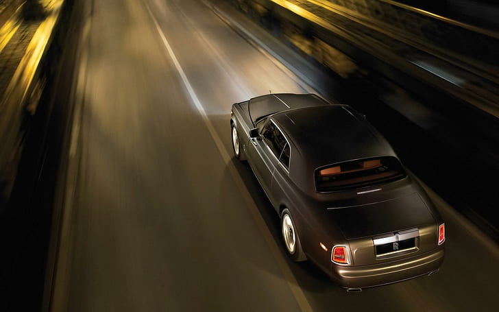 Rolls-Royce Phantom Coupe, black car, cars, 1920x1200, rolls-royce, rolls-royce phantom, HD wallpaper