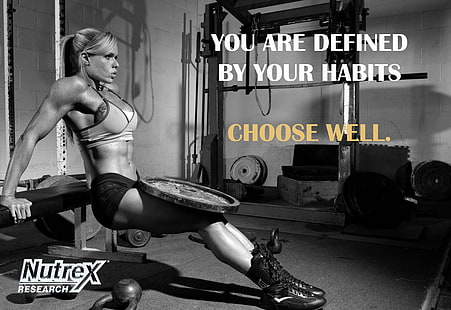 Nutrex Reserch Text, Training, Fitness, Fitnessstudio, Training, Bodybuilder, HD-Hintergrundbild HD wallpaper