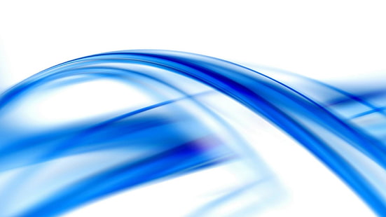 niebieski, biały, jasny, elektryczny niebieski, linia, grafika, Tapety HD HD wallpaper