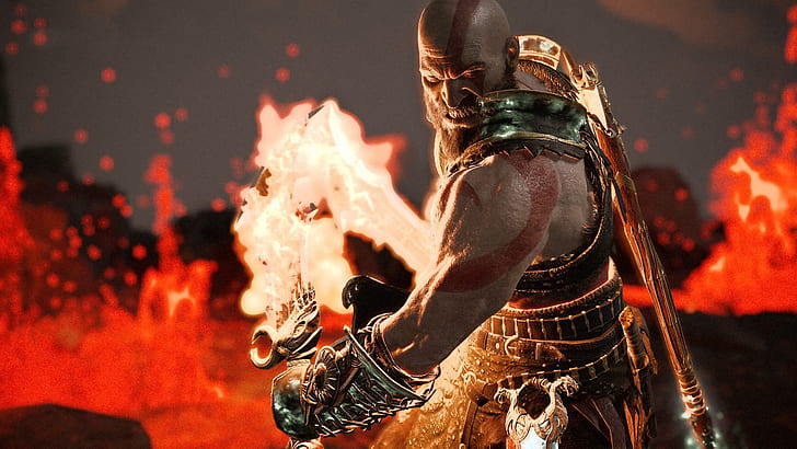kratos, god of war 4, god of war, games, ps games, hd, HD wallpaper