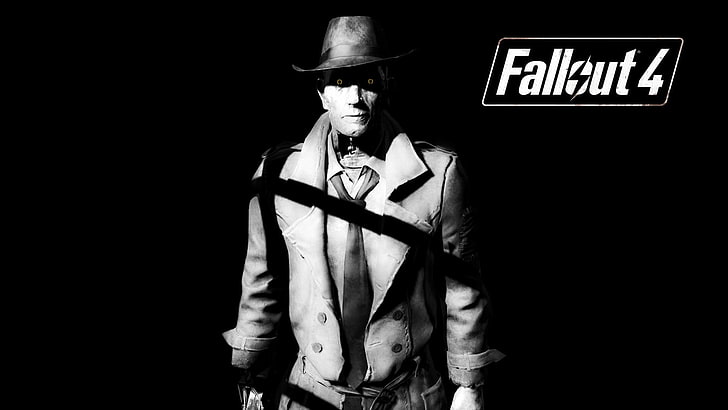 Fallout 4, Nick Valentine, Bethesda Softworks, videogames, Fallout, HD papel de parede