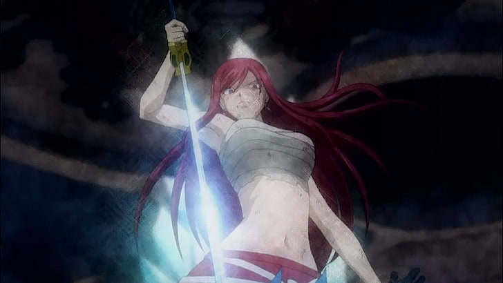 Fairy Tail Erza Scarlet 1920 x 1080 Anime Fairy Tail HD Kunst, Fairy Tail, Erza Scarlet, HD-Hintergrundbild