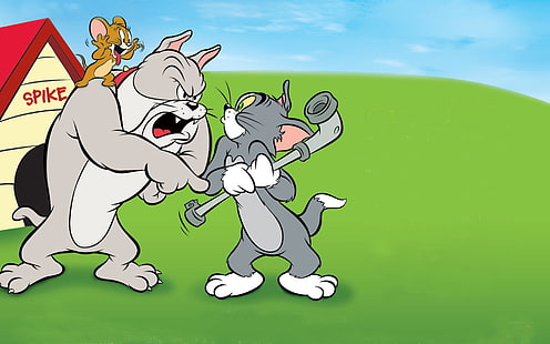 Tom y Jerry en la casa del perro, Fondo de pantalla HD HD wallpaper