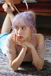  Hani, EXID, K-pop, barefoot, HD wallpaper HD wallpaper