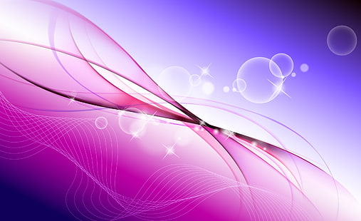 Aero Colorful Purple 6, тапети с розови спирални линии, Aero, Colorful, Purple, HD тапет HD wallpaper
