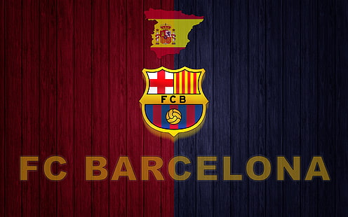 شعار نادي برشلونة ، برشلونة ، برشلونة ، إسبانيا ، أندية كرة القدم ، كرة القدم ، الشعار ، برشلونة، خلفية HD HD wallpaper