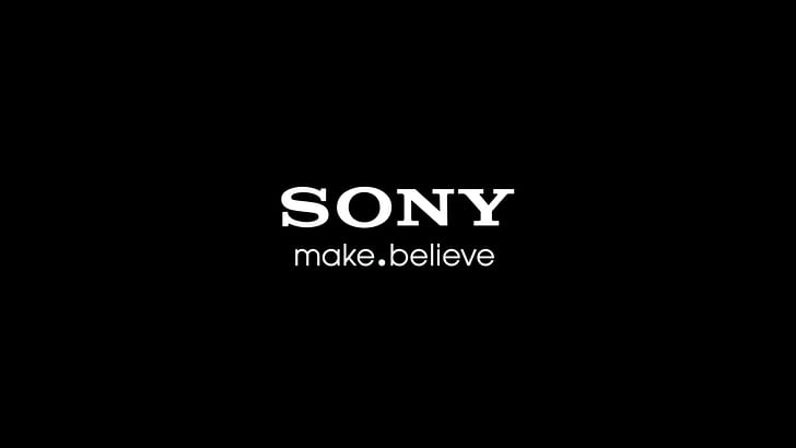 logotipo, sony, creer, hacer, Fondo de pantalla HD
