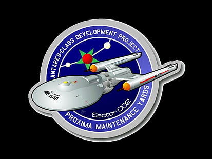 เรือสัญลักษณ์ Star Trek Emblem Entertainment TV Series HD Art, Space, ship, emblem, Star Trek, วอลล์เปเปอร์ HD HD wallpaper
