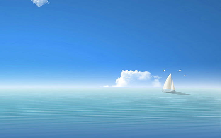 Цифровое море Широкий, широкий, цифровой, HD обои