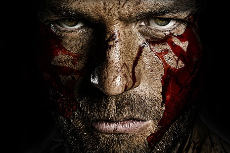 Spartacus, Spartacus Blut und Sand, Gesicht, HD-Hintergrundbild HD wallpaper