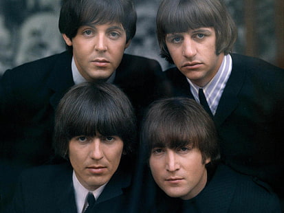 men's black suits, Band (Music), The Beatles, Music, HD wallpaper HD wallpaper