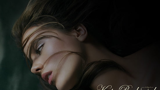 Kate Beckinsale, women, actress, brunette, face, celebrity, HD wallpaper HD wallpaper