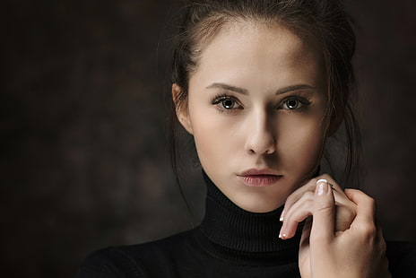 Максим Максимов, 500px, фотография, женщины, смотрит на зрителя, портрет, Екатерина Тимохина, HD обои HD wallpaper