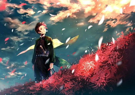 Anime, Dämonentöter: Kimetsu no Yaiba, Tanjirou Kamado, HD-Hintergrundbild HD wallpaper