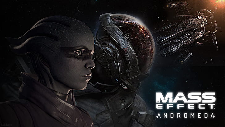 Fan Art, Mass Effect, Mass Effect 4, Mass Effect: Andromeda, video games, HD wallpaper