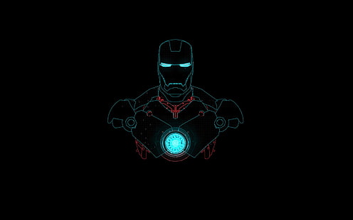 Iron Man tapet, båge, serier, järn, man, underverk, reaktor, stark, tony, HD tapet HD wallpaper