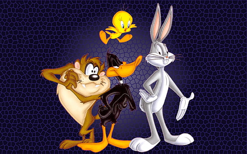Bugs Bunny Daffy Duck Tweety Tazz Looney Tunes Desktop Hd Wallpaper För Pc-surfplatta och mobil Ladda ner 1920 × 1200, HD tapet HD wallpaper