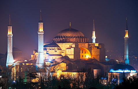 Mezquitas, Hagia Sophia, Fondo de pantalla HD HD wallpaper