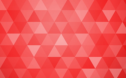 Kırmızı soyut geometrik üçgen arka plan, aero, desen, soyut, Modern, tasarım, desen, şekiller, üçgenler, geometri, geometrik, çokgenler, RedColor, rhombus, 8K, HD masaüstü duvar kağıdı HD wallpaper
