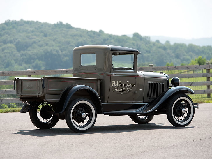 1930, 82b 78b, ford, model a, pickup, retro, HD wallpaper