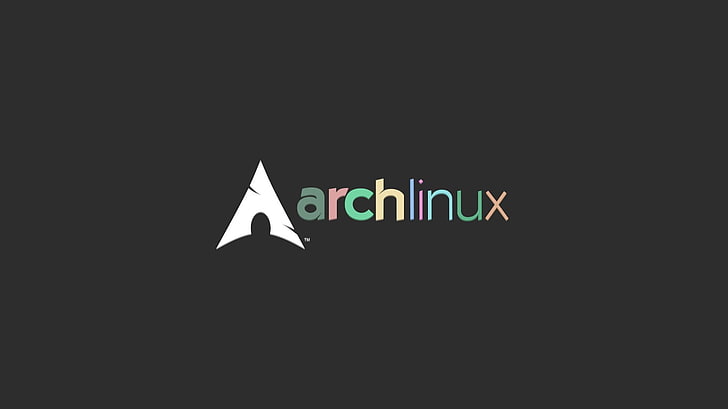 ilustração verde e multicolorida do Arch Linux, Arch Linux, Linux, HD papel de parede