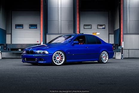 BMW, 블루, e39, m5, HD 배경 화면 HD wallpaper