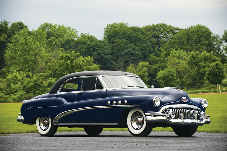 1952, buick, лукс, ретро, ​​ривиера, майстор на пътя, седан, HD тапет