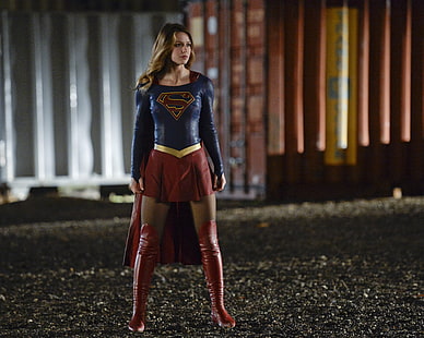 Supergirl, сериалы, Мелисса Бенуа, знаменитости, HD, 4K, HD обои HD wallpaper