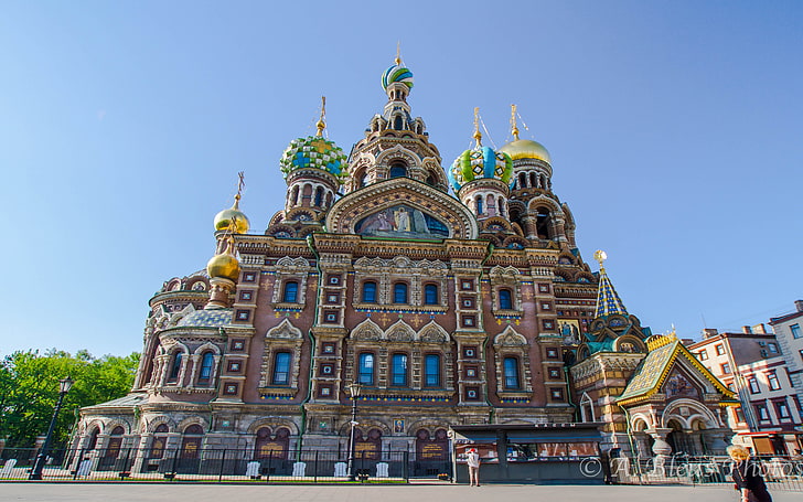 Църквата на Спасителя на пролята кръв Санкт Петербург 96480, HD тапет