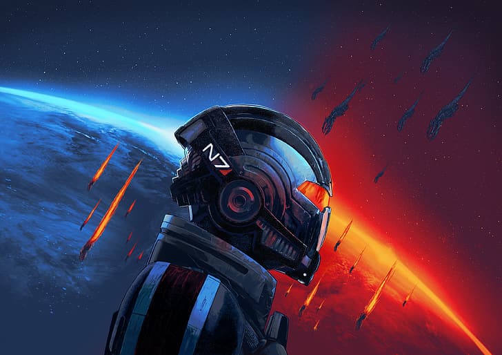 Mass Effect、Mass Effect 2、Mass Effect 3、Mass Effect：Legendary Edition、ビデオゲーム、リマスターコレクション、 HDデスクトップの壁紙
