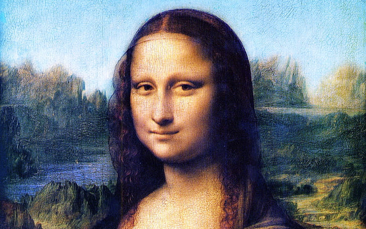 Mona Lisa, lukisan mona lisa, Wallpaper HD