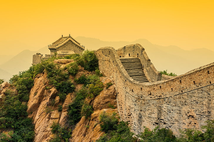 Monumentos, Grande Muralha da China, China, HD papel de parede